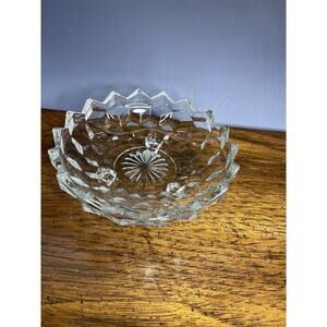 Indiana Glass Whitehall Clear 6” Footed Bon Bon Bowl Candy‎ Dish